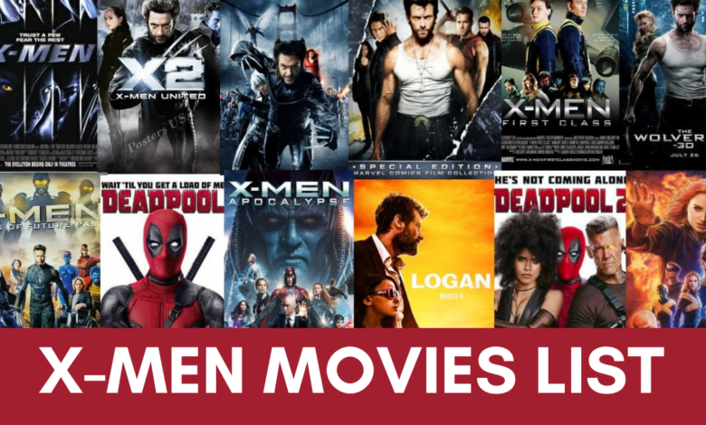 X-Mens Movies List in Order Telugu